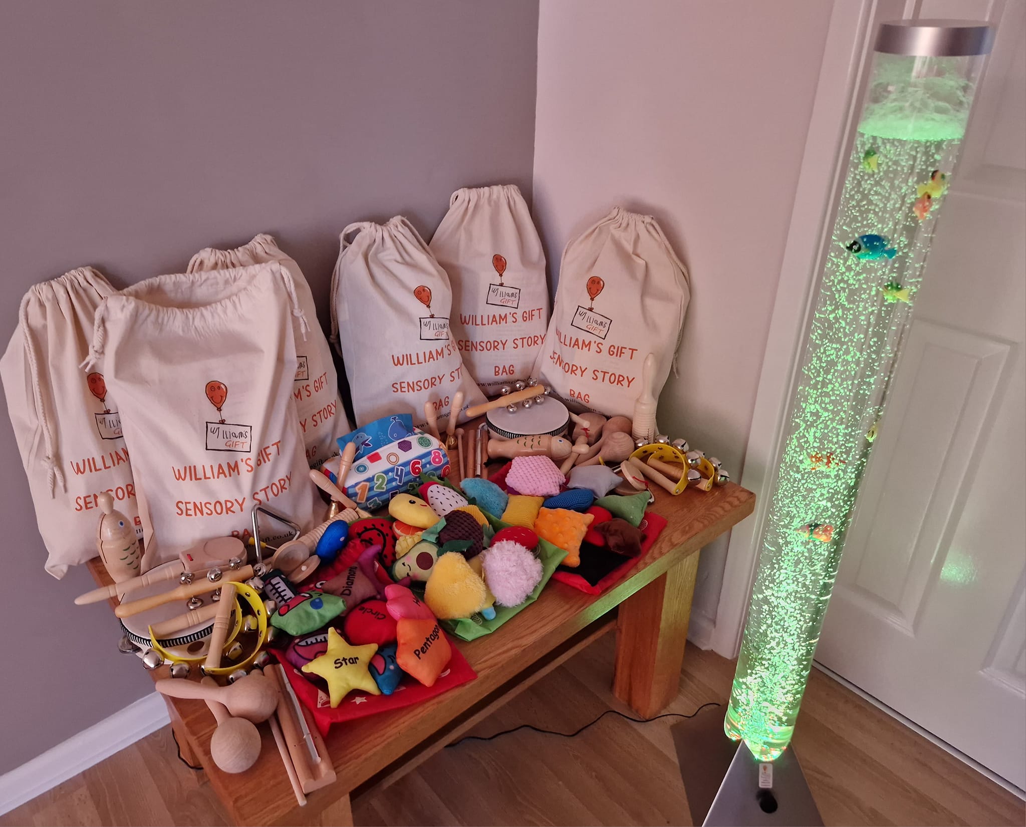 You are currently viewing Another new Launch – William’s Gift Sensory Story Bags